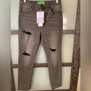 🎆🎆SOLD 🎆🎆Sandrine Rose x free people destroyed rain jeans sz 31, NWT